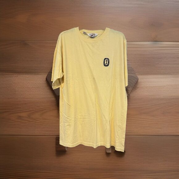 Hill Country Golf Club Crest Cutter & Buck Yellow SS Shirt Sleeve Size Large - Picture 1 of 7